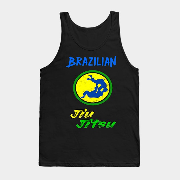 Brazilian Jiu Jitsu bjj grappling gift Tank Top by Lomitasu